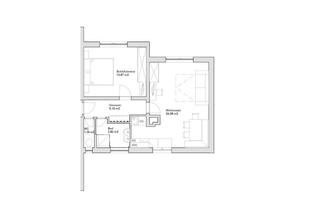 Apartament Haus Gassner Bad Hofgastein Pokój zdjęcie